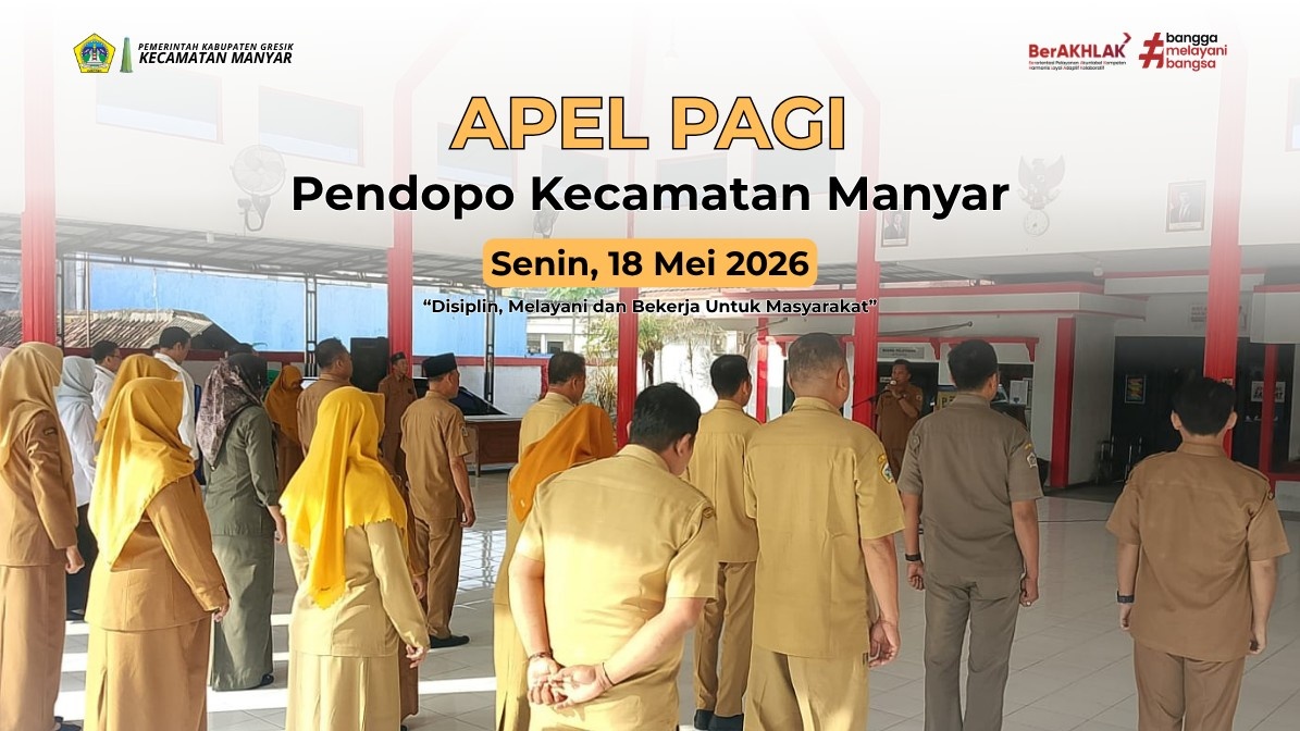apel-pagi-kecamatan-manyar-tingkatkan-semangat-disiplin-dan-pelayanan-publik